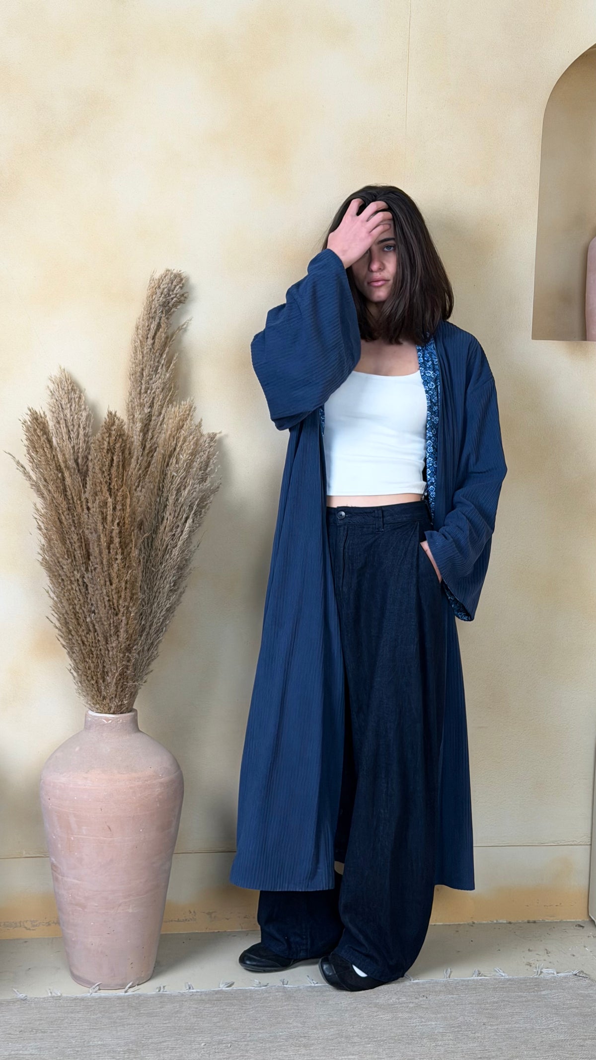 Open-Front Oversized Kimono