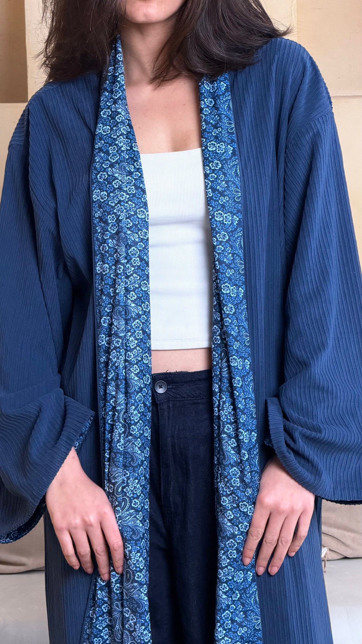 Open-Front Oversized Kimono