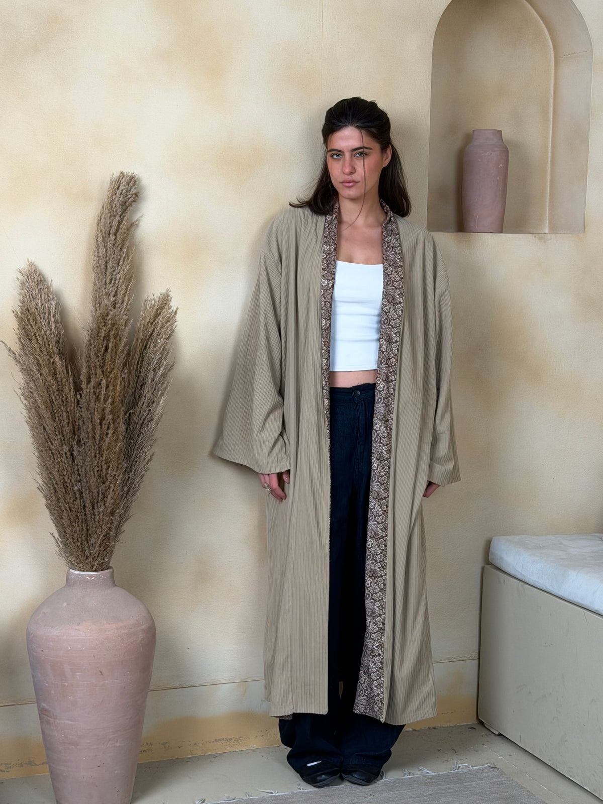 Open-Front Oversized Kimono