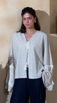 Open-Front Short Kimono