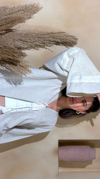 Open-Front Short Kimono