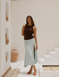 Asymmetrical Midi Skirt