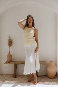 Asymmetrical Midi Skirt