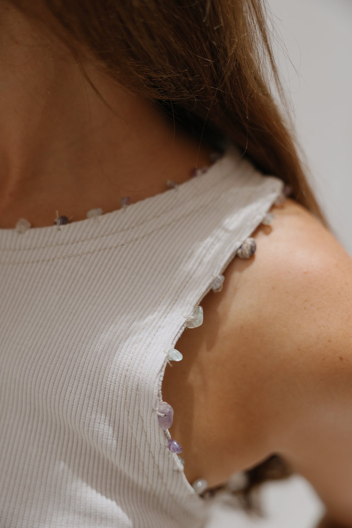 Hand Beaded Tank Top