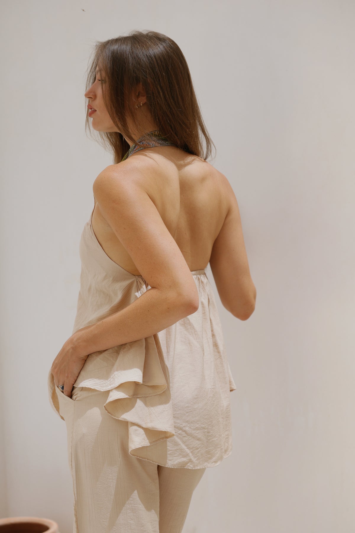 Halter Flowy Top